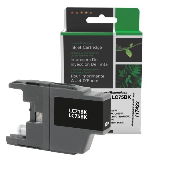 Toner Cartridge Store | Clover Imaging Non-OEM New High Yield Black Ink Cartridge for Brother LC71/LC75