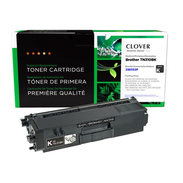 Toner Cartridge Store | Clover Imaging Remanufactured Black Toner Cartridge for Brother TN310