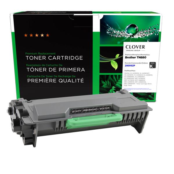 Clover Imaging Remanufactured Extra High Yield Toner Cartridge for Brother TN880