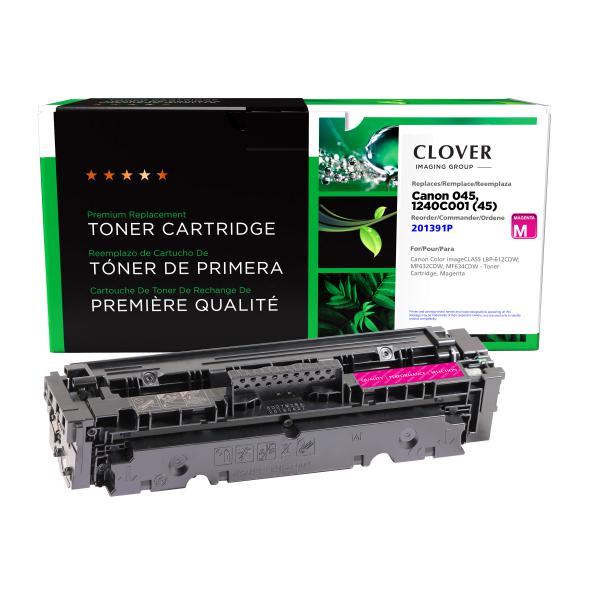 Clover Imaging Remanufactured Magenta Toner Cartridge for Canon 045 (1240C001)