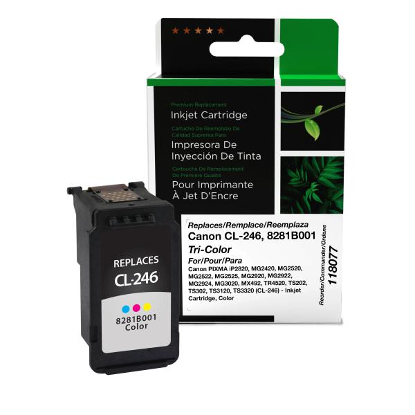 Toner Cartridge Store | Clover Imaging Remanufactured Color Ink Cartridge for Canon CL-246 (8281B001)