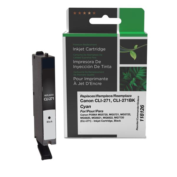 Toner Cartridge Store | Clover Imaging Remanufactured Black Ink Cartridge for Canon CLI-271 (0390C001)