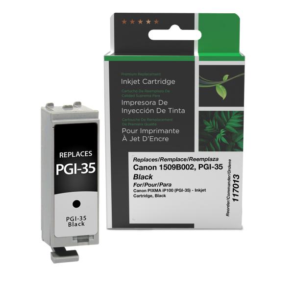 Toner Cartridge Store | Clover Imaging Remanufactured Black Ink Cartridge for Canon PGI-35 (1509B002)