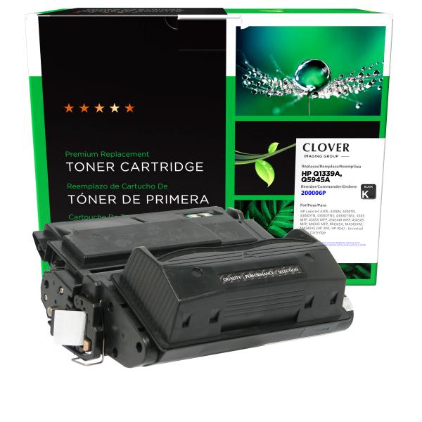 Clover Imaging Remanufactured Universal Toner Cartridge for HP 39A/45A (Q1339A/Q5945A)