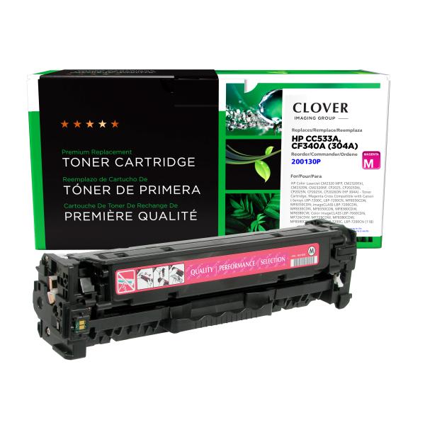 Clover Imaging Remanufactured Magenta Toner Cartridge for HP 304A (CC533A)