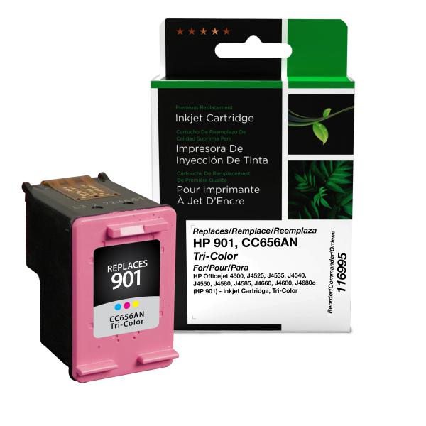 Clover Imaging Remanufactured Tri-Color Ink Cartridge for HP 901 (CC656AN)