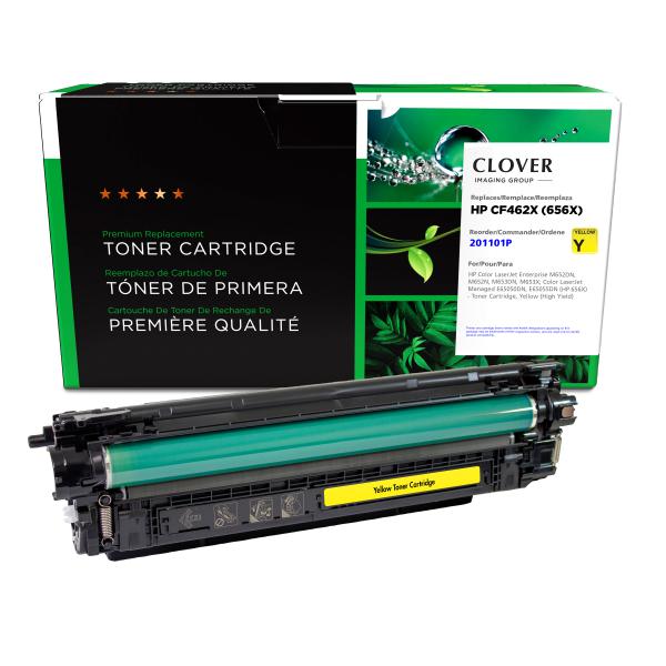 Clover Imaging Remanufactured High Yield Yellow Toner Cartridge for HP 656X (CF462X/W9002MC)