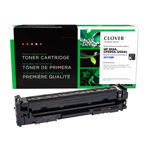 Toner Cartridge Store | Clover Imaging Remanufactured Black Toner Cartridge for HP 202A (CF500A)