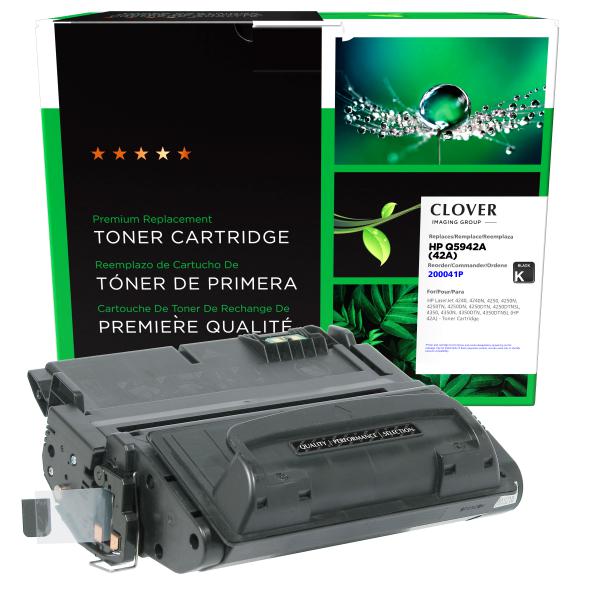 Clover Imaging Remanufactured Toner Cartridge for HP 42A (Q5942A)