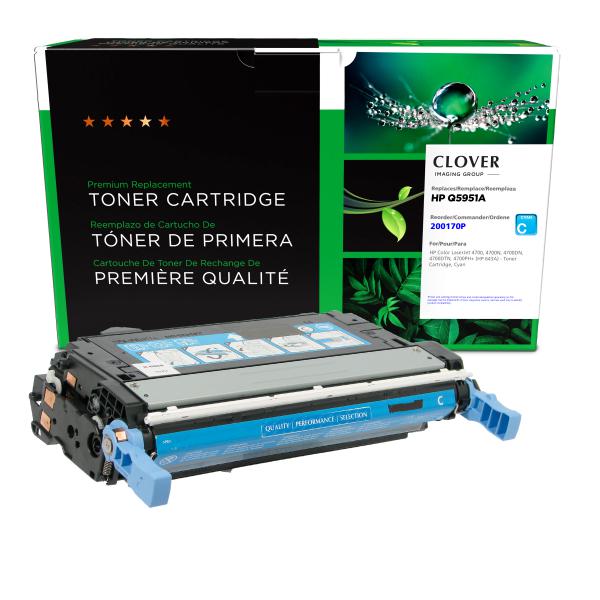 Toner Cartridge Store | Clover Imaging Remanufactured Cyan Toner Cartridge for HP 643A (Q5951A)