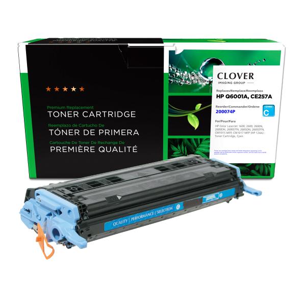 Toner Cartridge Store | Clover Imaging Remanufactured Cyan Toner Cartridge for HP 124A (Q6001A)