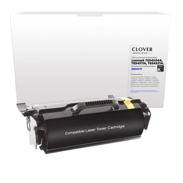 Clover Imaging Remanufactured Extra High Yield Toner Cartridge for Lexmark T654/T656/X654/X656/X658