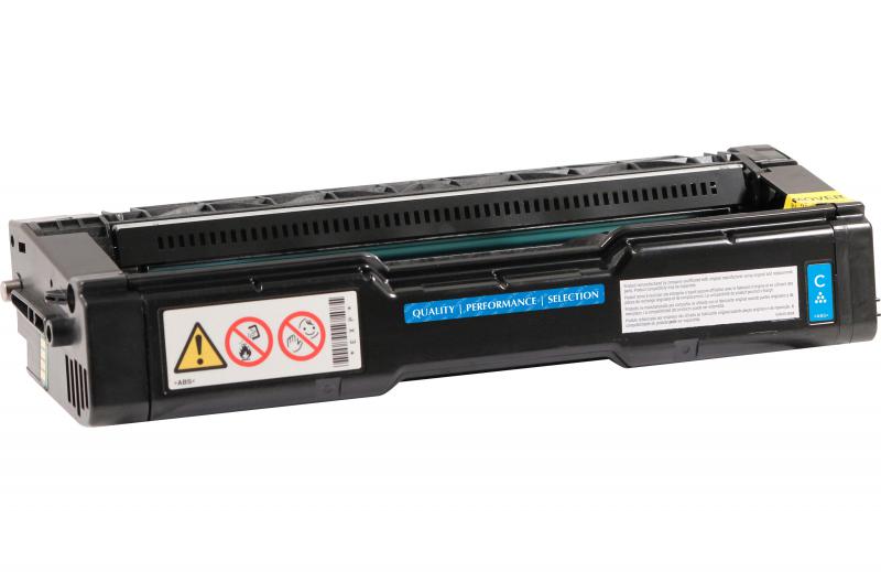 Clover Imaging Remanufactured High Yield Cyan Toner Cartridge for Ricoh 406476